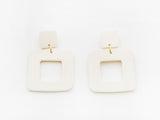 Lois Earrings- White