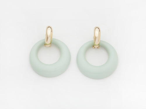 Constance Earrings- Aqua