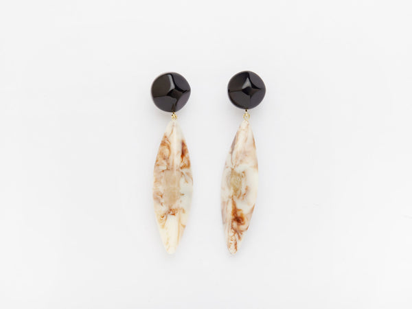 Margot Earrings- Ivory