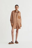 Tabby Shirt In Brown