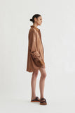 Tabby Shirt In Brown