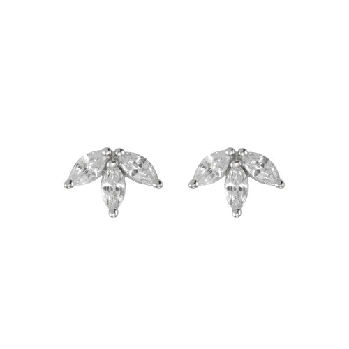 Dark Romance Petite Floral Stud Earring