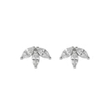 Dark Romance Petite Floral Stud Earring