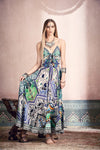 Long Dress W/ Tie Front- Everlasting Udaipur