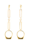 Espoir Chain Earrings - Gold