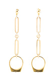 Espoir Chain Earrings - Gold