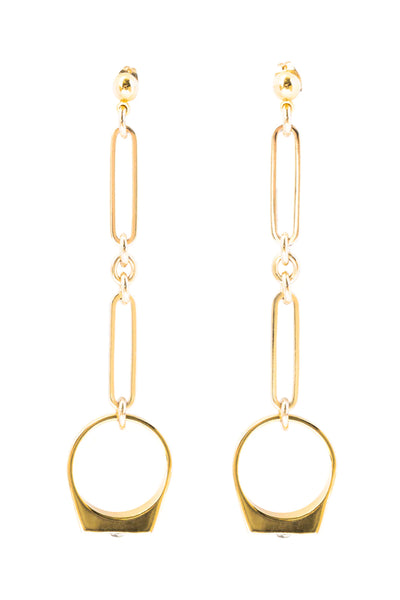 Espoir Chain Earrings - Gold