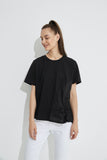 Ruched Top- Black
