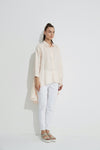 Drop Side Shirt- Pale Pink