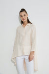 Drop Side Shirt- Pale Pink