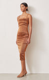 Bronze Baby Midi Dress
