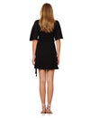 Emilie Wrap Dress- Black