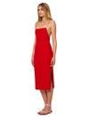 Marvellous Midi Dress- Red