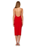 Marvellous Midi Dress- Red