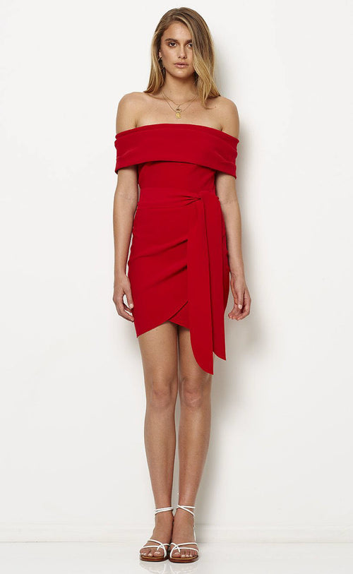 Marvellous Mini Dress- Red