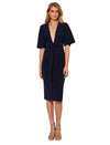 Bon Marche Plunge Dress- Ink