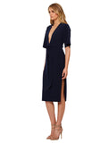 Bon Marche Plunge Dress- Ink