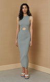 Versailles Knit Midi Dress- Sage