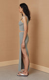 Versailles Knit Midi Skirt- Sage
