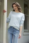 Cindy Stripe Sweater- Sterling