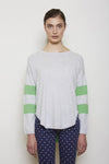 Julia Stripe Sweater- Peppermint