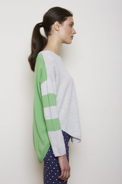 Julia Stripe Sweater- Peppermint