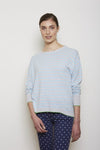 Cindy Stripe Sweater- Sterling