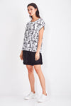 Ruffle Short - Black