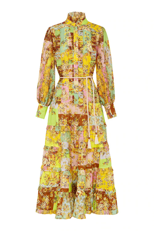 Matilde Pleat Shirtdress