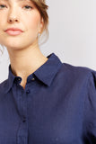 SOHO SHIRT NAVY LINEN