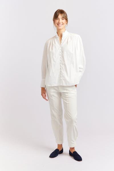 ROSEMARY SHIRT POPLIN- WHITE