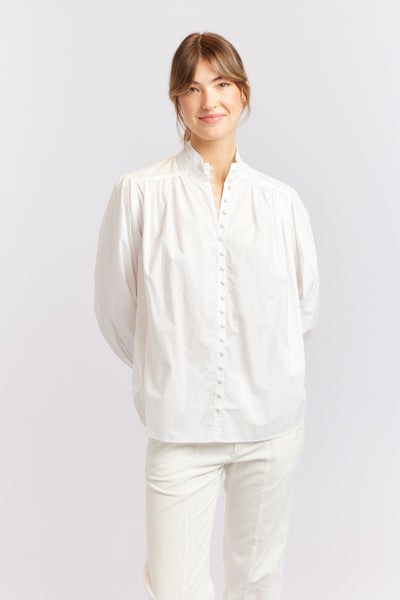 ROSEMARY SHIRT POPLIN- WHITE