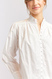 ROSEMARY SHIRT POPLIN- WHITE