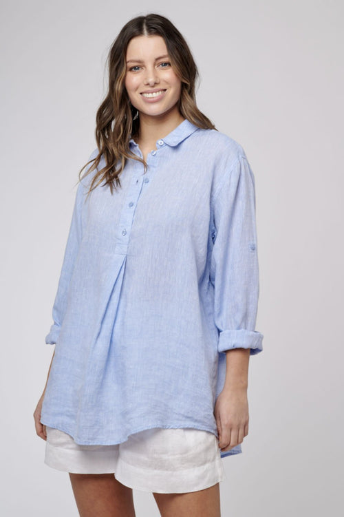 Coastal Shirt- Sky