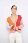 Wave Cardi- Tangerine