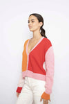 Wave Cardi- Tangerine