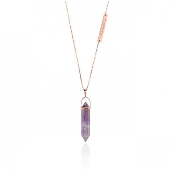 Mineral Necklace- Amethyst