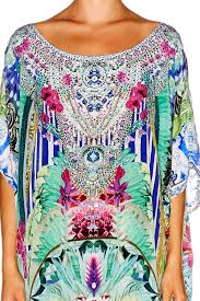 Round Neck Kaftan - Bahia Bliss