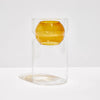 Balance Vase - Clear + Amber