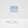 Balance Vase- Clear + Blue