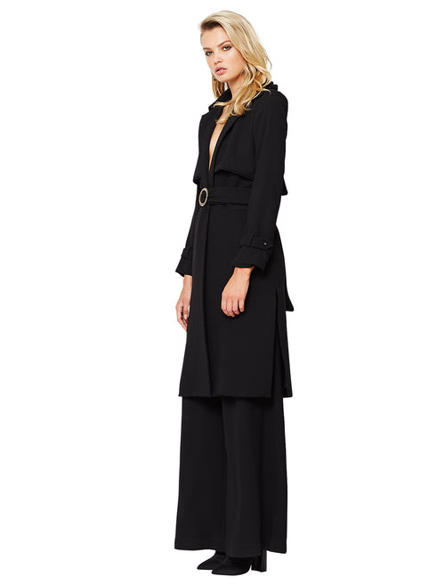 Camielle Duster Jacket- Black