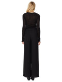 Camielle Wide Leg Pant- Black