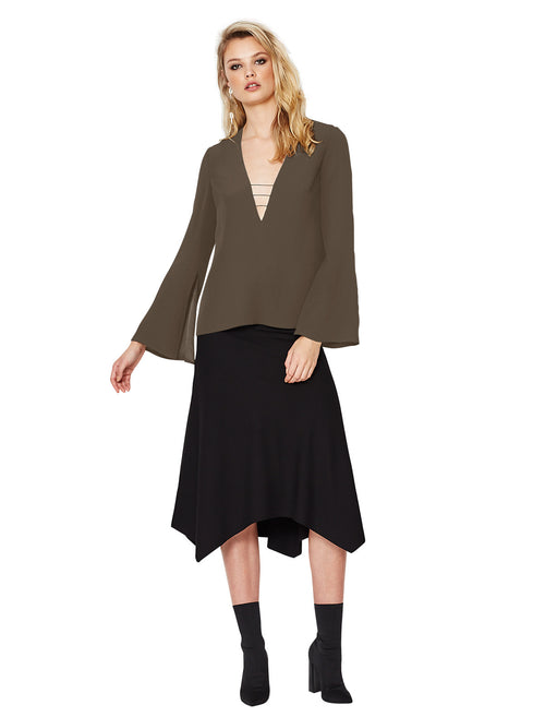 Divinity L/S Top- Moss