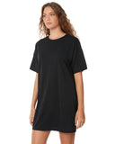 Lyon Logo Tee Dress- Black