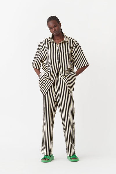 Bobby Shirt In Cream/Black