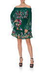 Tiered Ruffle Dress- Emerald’s Orbit