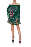 Tiered Ruffle Dress- Emerald’s Orbit