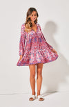 Cali Shirt Dress- Rose Marrakes