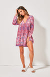 Cali Shirt Dress- Rose Marrakes