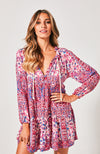Cali Shirt Dress- Rose Marrakes